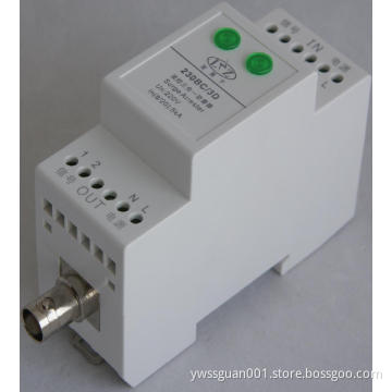 Monitoring synthetic lightning protection device